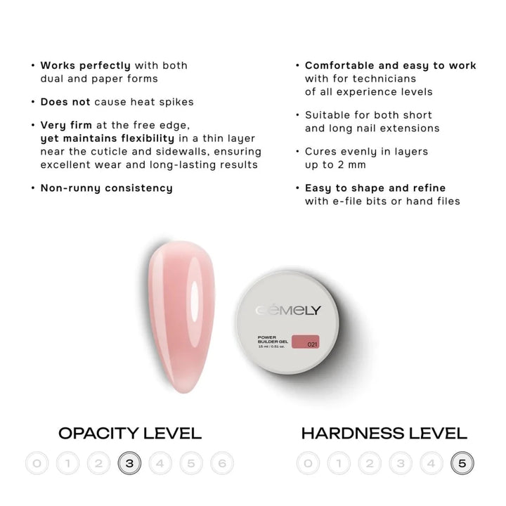 Gemely Power Builder Gel 021 - Level Up Beauty Supply
