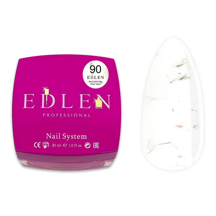EDLEN - Flower Builder Gel Yogurt 90 - Level Up Beauty Supply