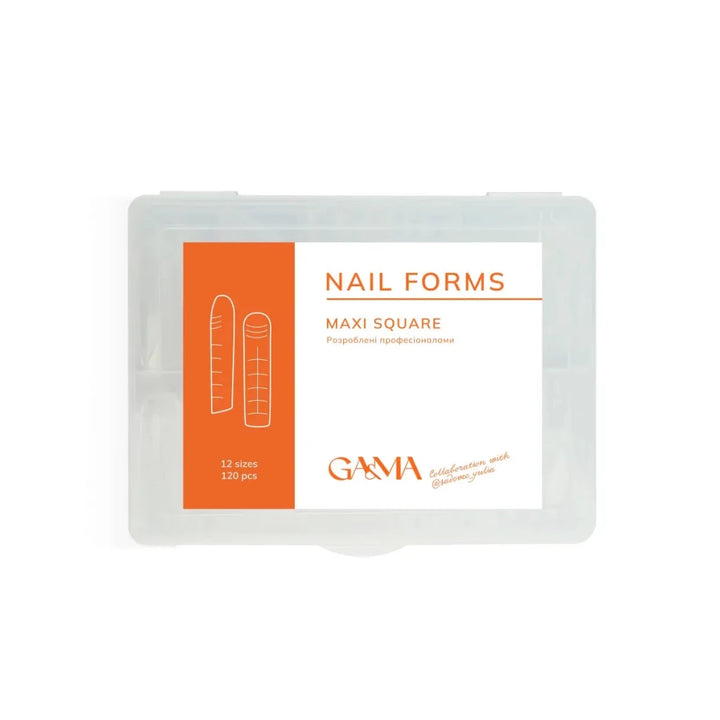 GA&amp;MA Dual Forms Maxi Square, 120 pcs - Level Up Beauty Supply
