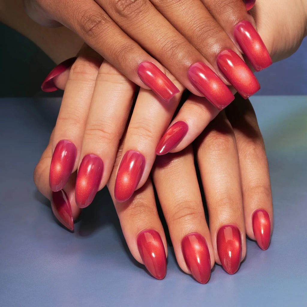 Aprés - Prismatic color gel polish "Dual Cherry", CE25(HEMA/TPO/TMPTA-Free), 10ml - Level Up Beauty Supply