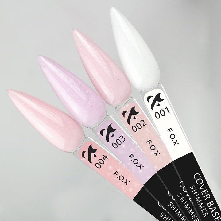 F.O.X Cover Base Shimmer 004, 14 ml - Level Up Beauty Supply