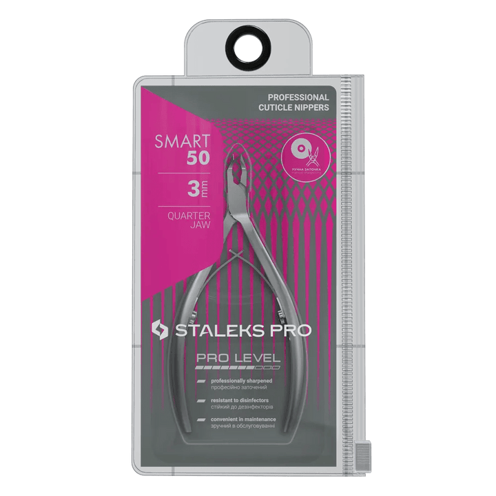 Cuticle nippers STALEKS SMART 50, 3mm - Level Up Beauty Supply