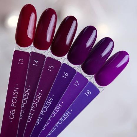 DARK Color gel polish 018, 10ml (TPO Free) - Level Up Beauty Supply