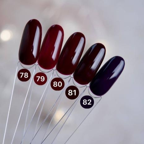 DARK Color gel polish 078, 10ml (TPO Free) - Level Up Beauty Supply