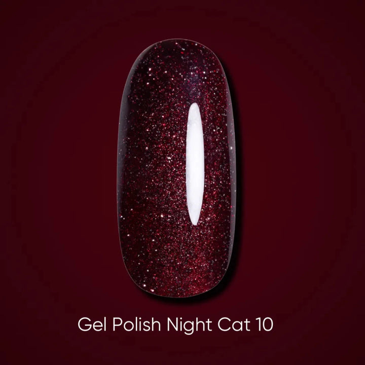 DARK Gel Polish Night Cat 10, 6ml (TPO Free) - Level Up Beauty Supply