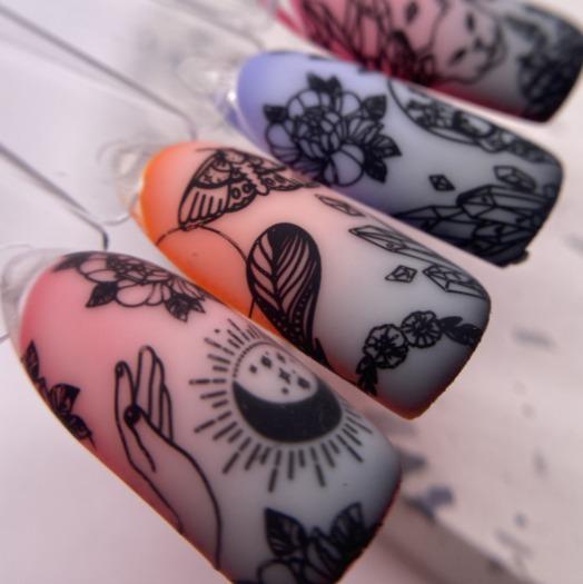 DARK Stamping Plate 10 - Level Up Beauty Supply