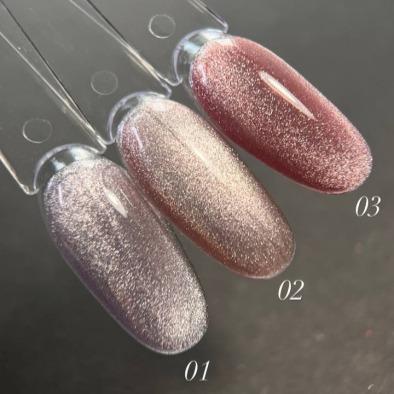Dark gel polish Cat Eye 02, 10 ml (TPO Free) - Level Up Beauty Supply