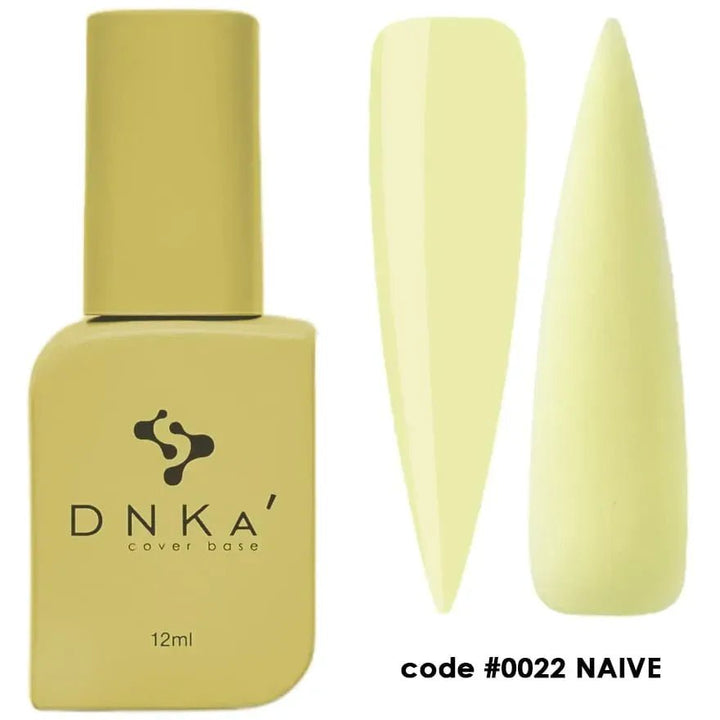 DNKa Rubber Cover Base 0022 Naive 12 ml (TPO Free) - Level Up Beauty Supply