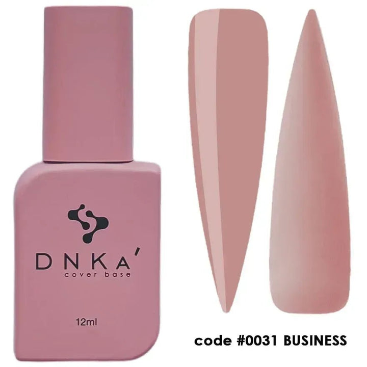 DNKa Rubber Cover Base 0031 Business 12 ml (TPO Free) - Level Up Beauty Supply
