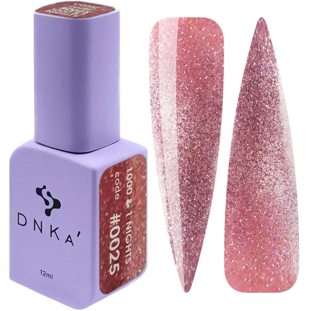 DNKa Cat Eye Gel Polish 0025 1000 &amp; 1 Nights 12 ml (TPO free) - Level Up Beauty Supply