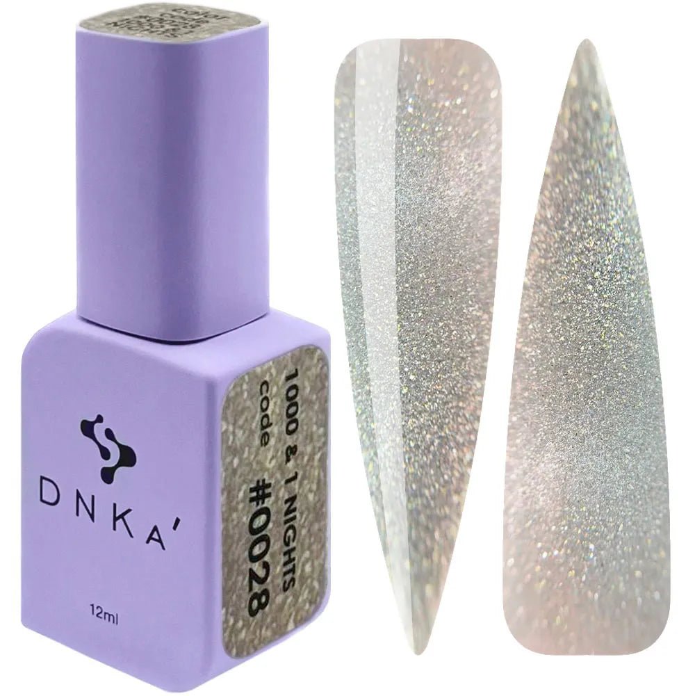 DNKa Cat Eye Gel Polish 0028 1000 &amp; 1 Nights 12 ml (TPO free) - Level Up Beauty Supply