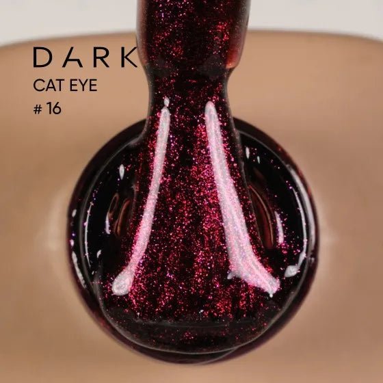 Dark gel polish Cat Eye 16, 6 ml (TPO Free) - Level Up Beauty Supply