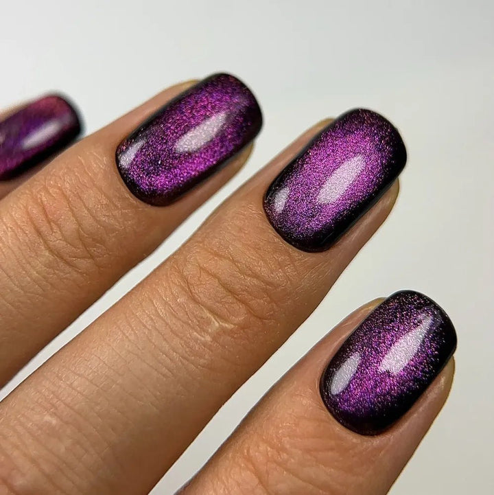 Dark gel polish Cat Eye 21, 6 ml (TPO Free) - Level Up Beauty Supply
