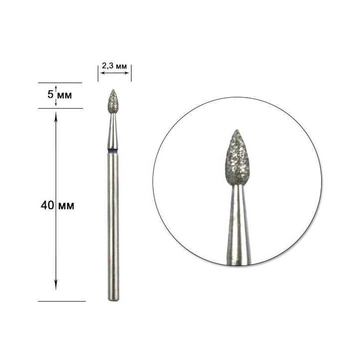 STALEKS Diamond nail bit, Bud 2.3 - Medium (FA40B023/5) - Level Up Beauty Supply