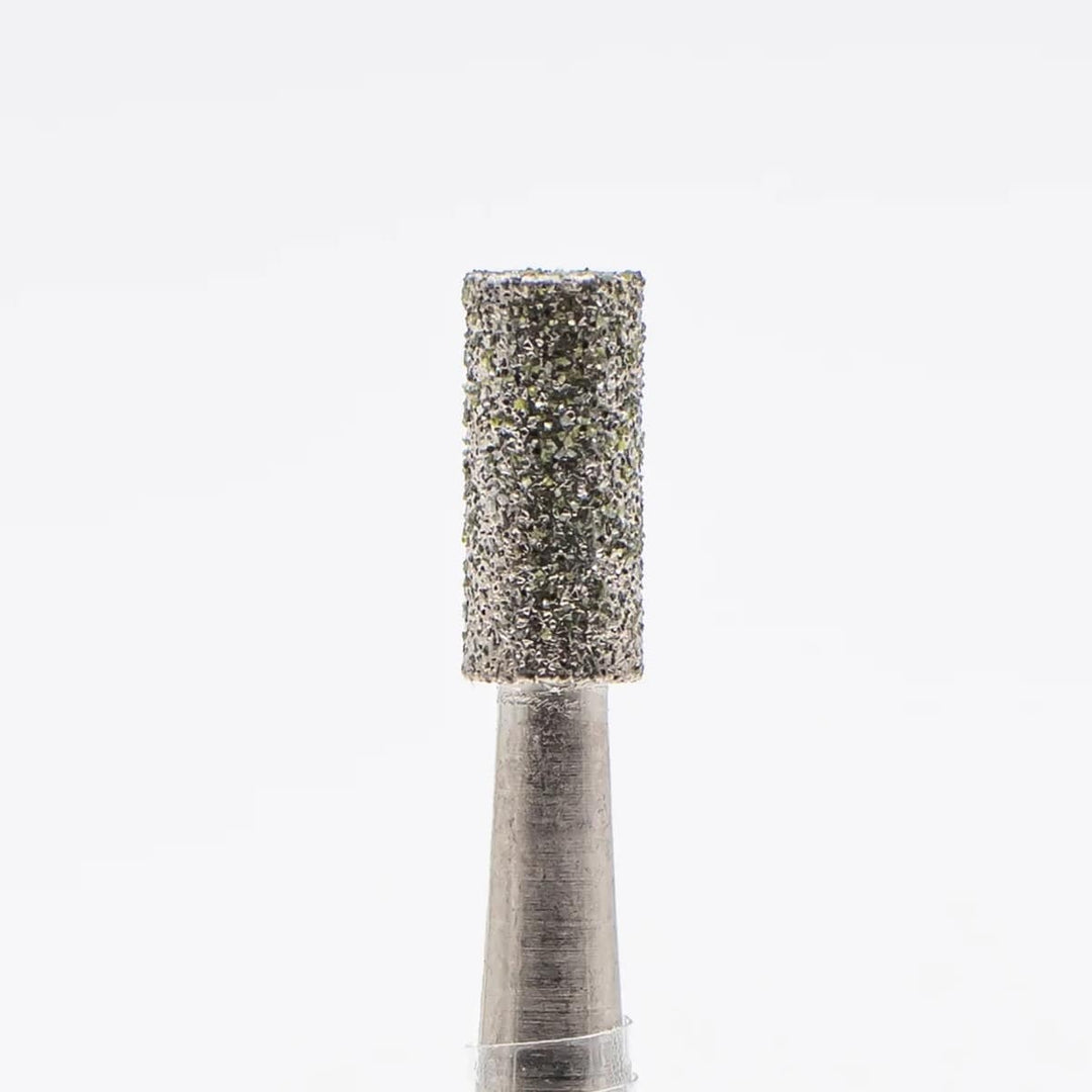 Diamond nail bit, Cylinder 2.7 - Medium (Blue) D-57 - Level Up Beauty Supply
