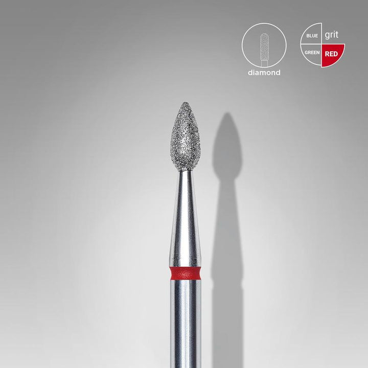 STALEKS Diamond nail bit, Drop 2.3 - Fine (FA40R023/5) - Level Up Beauty Supply