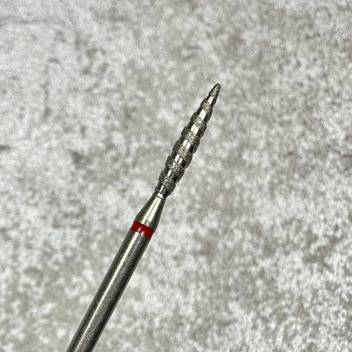 Diamond nail bit, Flame TORNADO 2.1 - Fine (D-140T) - Level Up Beauty Supply