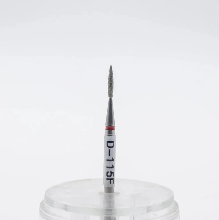 Diamond nail bit, Pointy Flame 1.4 - Fine (D - 115) - Level Up Beauty Supply