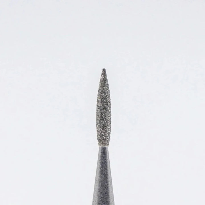 Diamond nail bit, Pointy Flame 1.6 - Fine (D - 116) - Level Up Beauty Supply