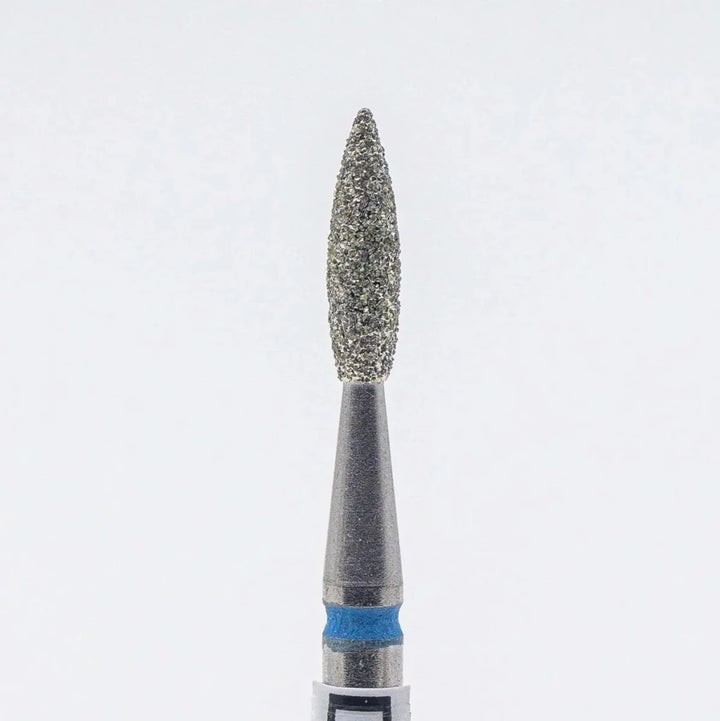Diamond nail bit, Pointy Flame 2.1 - Medium (D - 118) - Level Up Beauty Supply