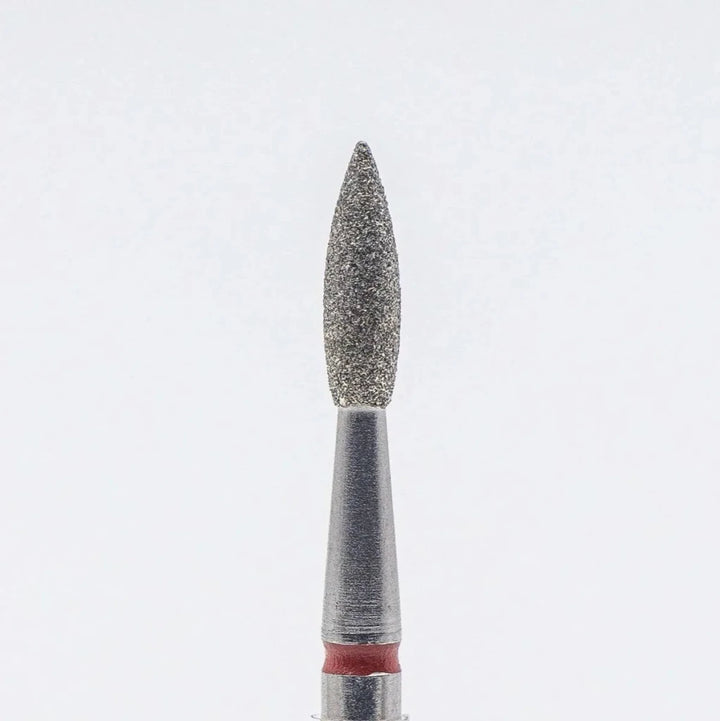 Diamond nail bit, Pointy Flame 2.3 - Fine (D - 119) - Level Up Beauty Supply