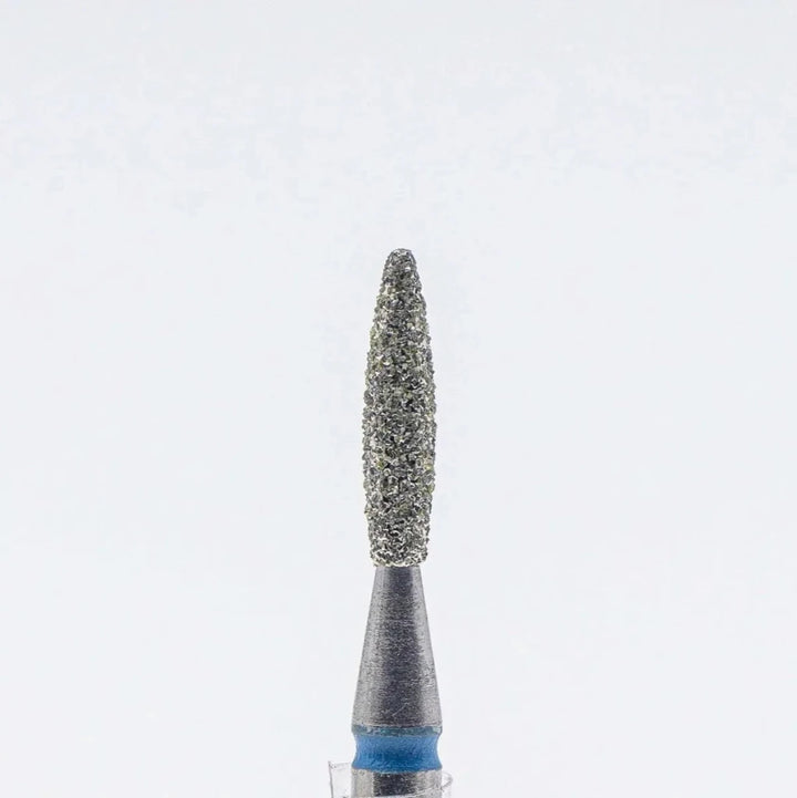 Diamond nail bit, Rounded Flame 1.8 - Medium (D - 123) - Level Up Beauty Supply