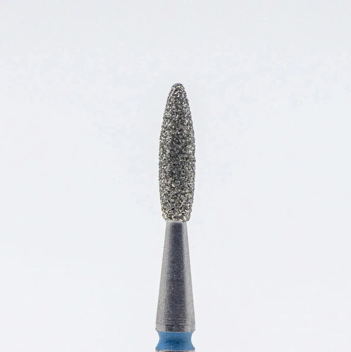 Diamond nail bit, Rounded Flame 2.1 - Medium (D - 124) - Level Up Beauty Supply