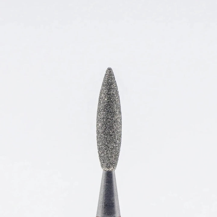 Diamond nail bit, Rounded Flame 2.5 - Fine (D - 126) - Level Up Beauty Supply