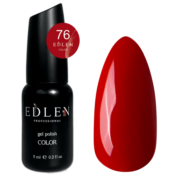EDLEN Color Gel Polish 076, 9 ml - Level Up Beauty Supply