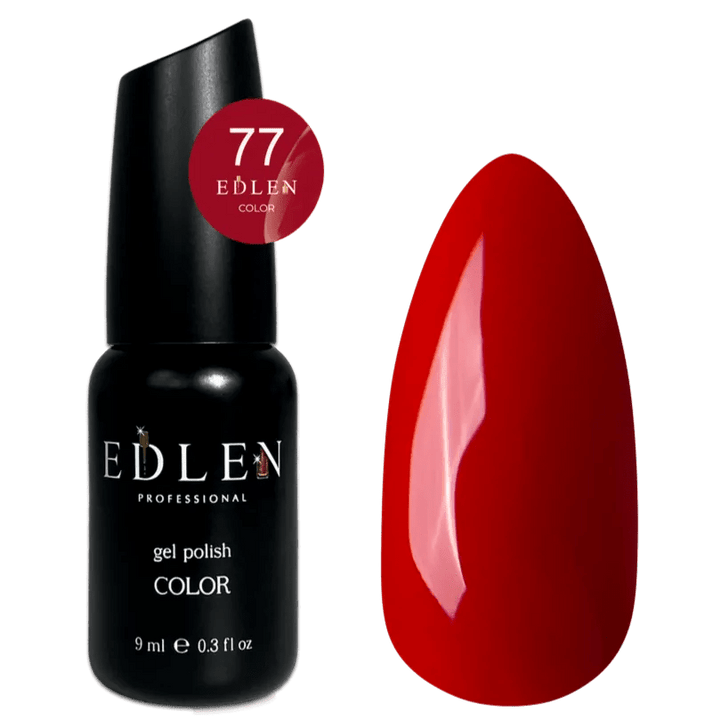 EDLEN Color Gel Polish 077, 9 ml - Level Up Beauty Supply