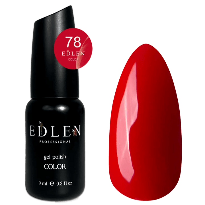 EDLEN Color Gel Polish 078, 9 ml - Level Up Beauty Supply