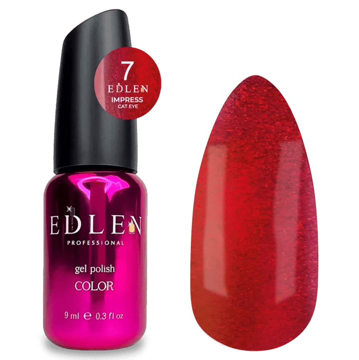 EDLEN Color Gel Polish Impress Cat 007, 9 ml - Level Up Beauty Supply