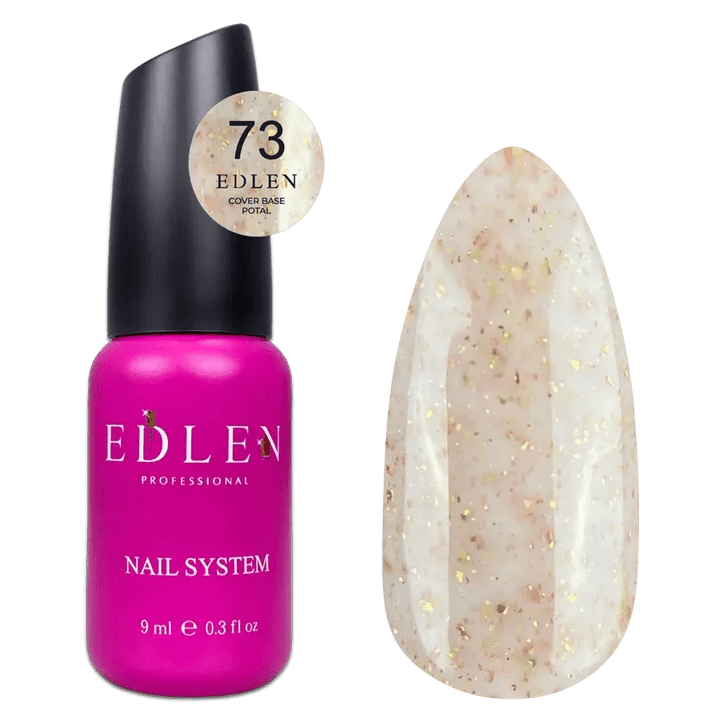 EDLEN Cover Base Potal 73, 9 ml - Level Up Beauty Supply