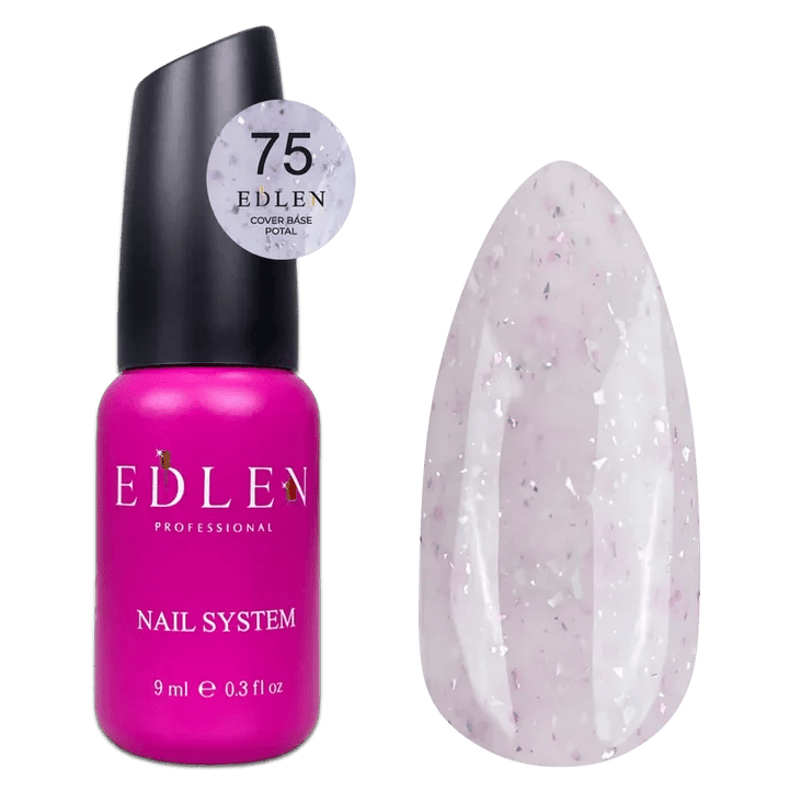 EDLEN Cover Base Potal 75, 9 ml - Level Up Beauty Supply