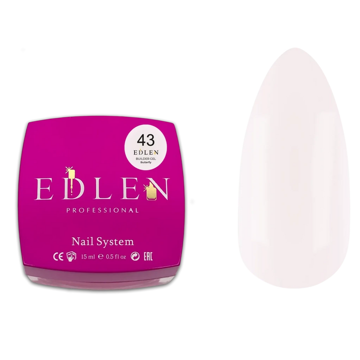 EDLEN Builder Gel Butterfly 43 - Level Up Beauty Supply