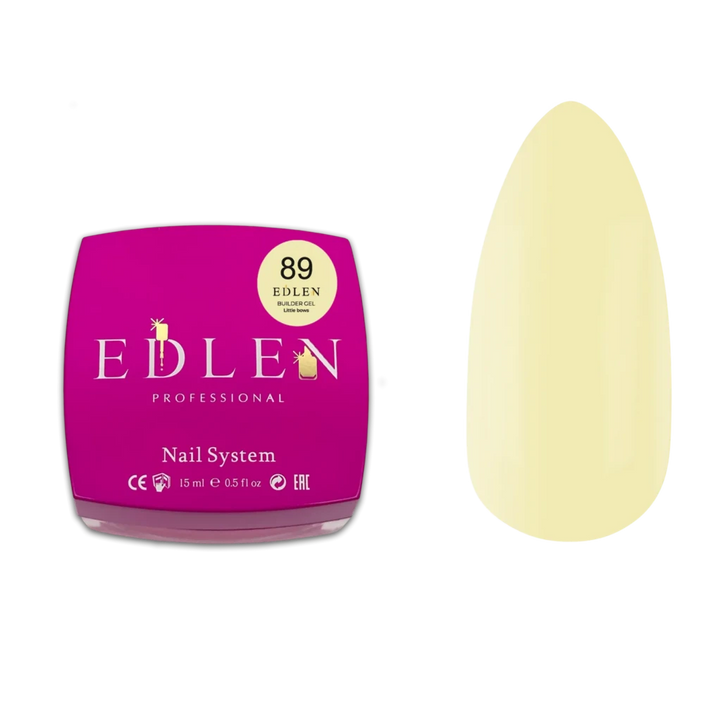 EDLEN Builder Gel Little Bows 89, 15ml - Level Up Beauty Supply