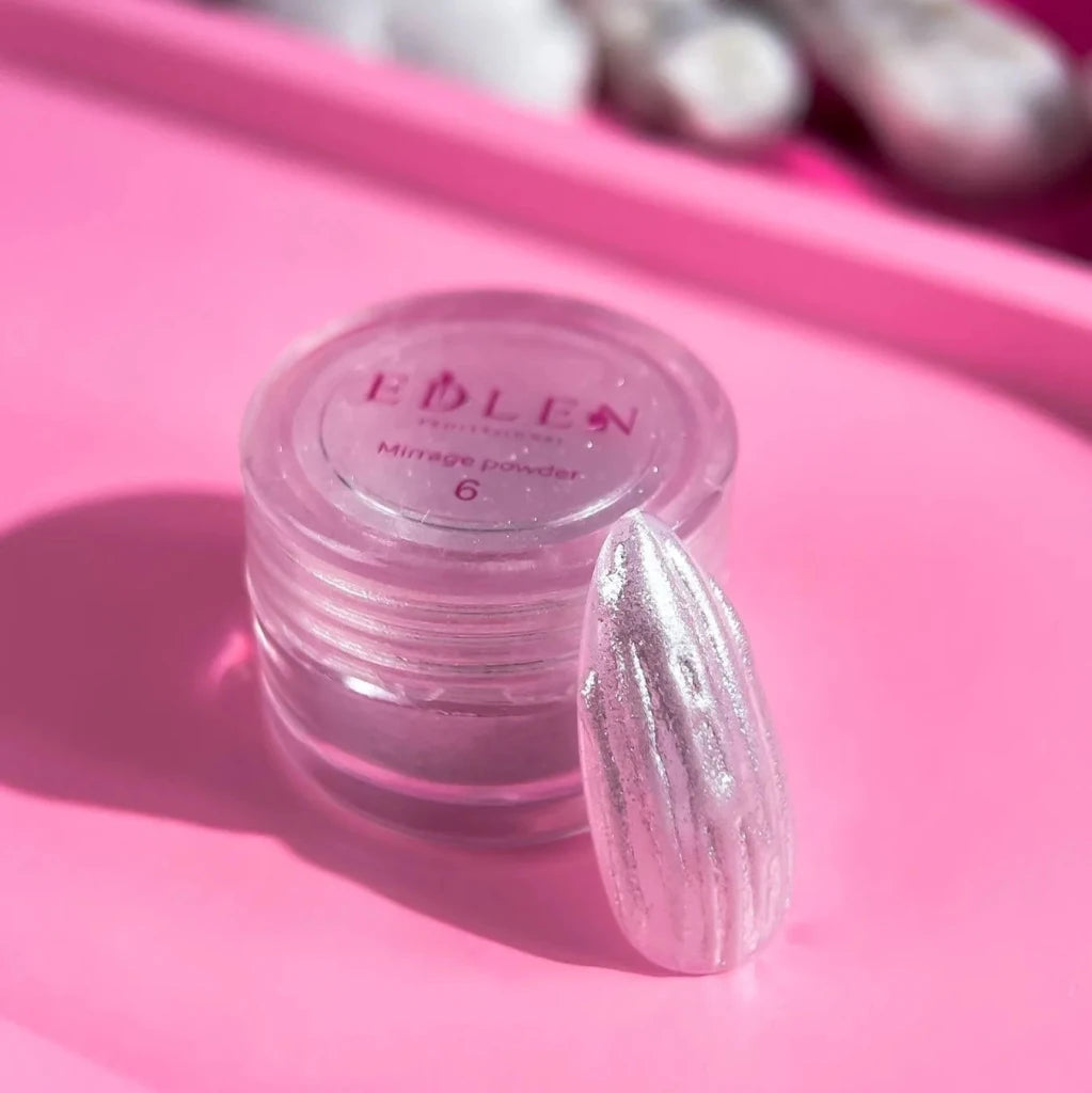 EDLEN Chrome Powder Set "Mirage", 6 pcs - Level Up Beauty Supply
