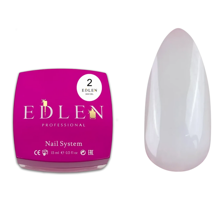 EDLEN Jam Gel 02, 15 ml - Level Up Beauty Supply
