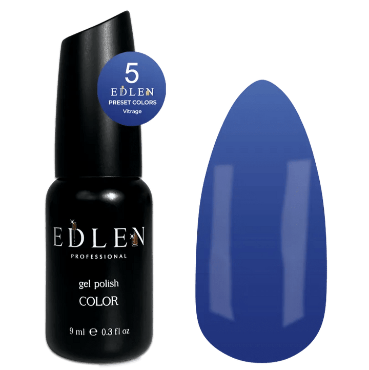 EDLEN Vitrage Color Gel Polish Preset 005, 9 ml - Level Up Beauty Supply