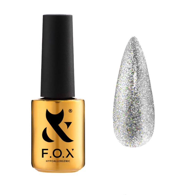F.O.X gel-polish gold Sphynx Cat Eye 002, 7 ml - Level Up Beauty Supply