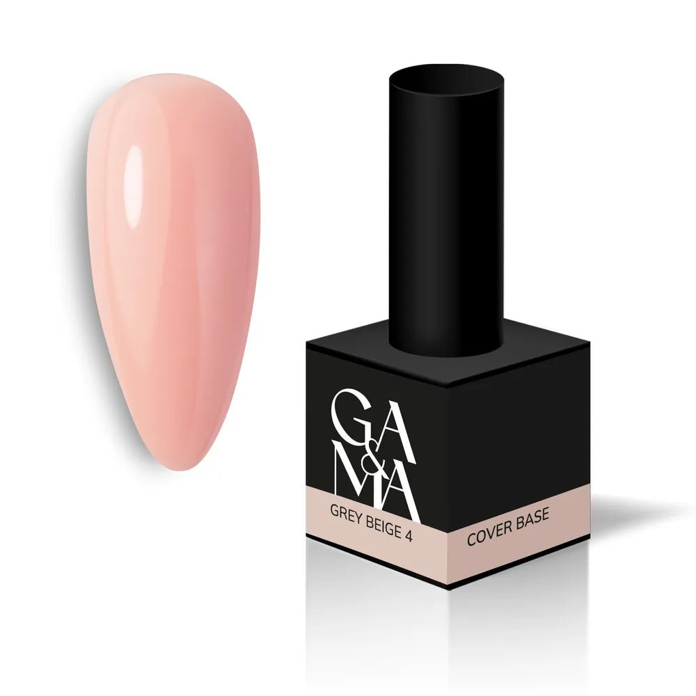 GA&amp;MA Cover base 004 Grey Beige 15 ml - Level Up Beauty Supply