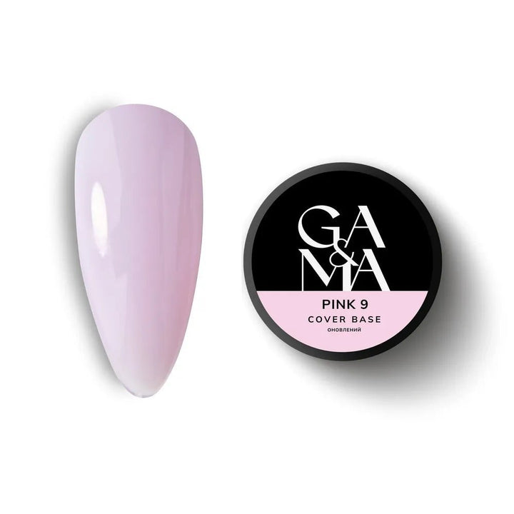 GA&amp;MA Cover base 009 Pink - Level Up Beauty Supply