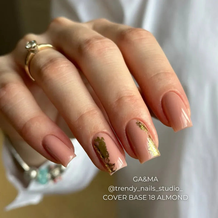 GA&amp;MA Cover base 018 Almond 15 ml - Level Up Beauty Supply