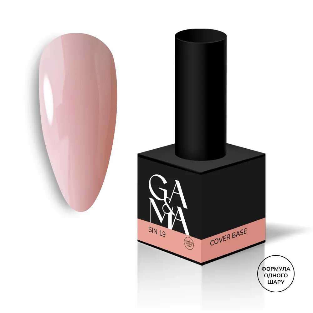 GA&amp;MA Cover base 019 Sin 15 ml - Level Up Beauty Supply