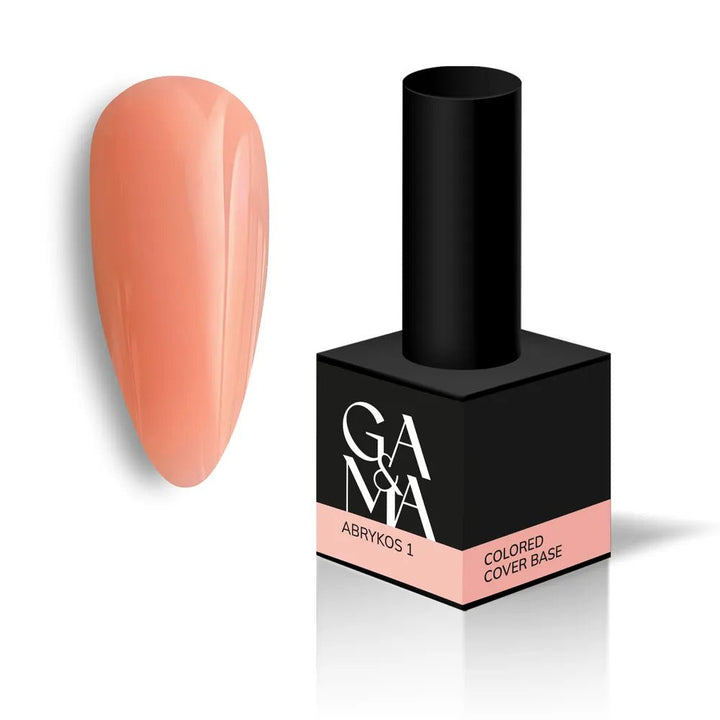 GA&amp;MA Cover base Colored 001 Abrykos 15 ml - Level Up Beauty Supply
