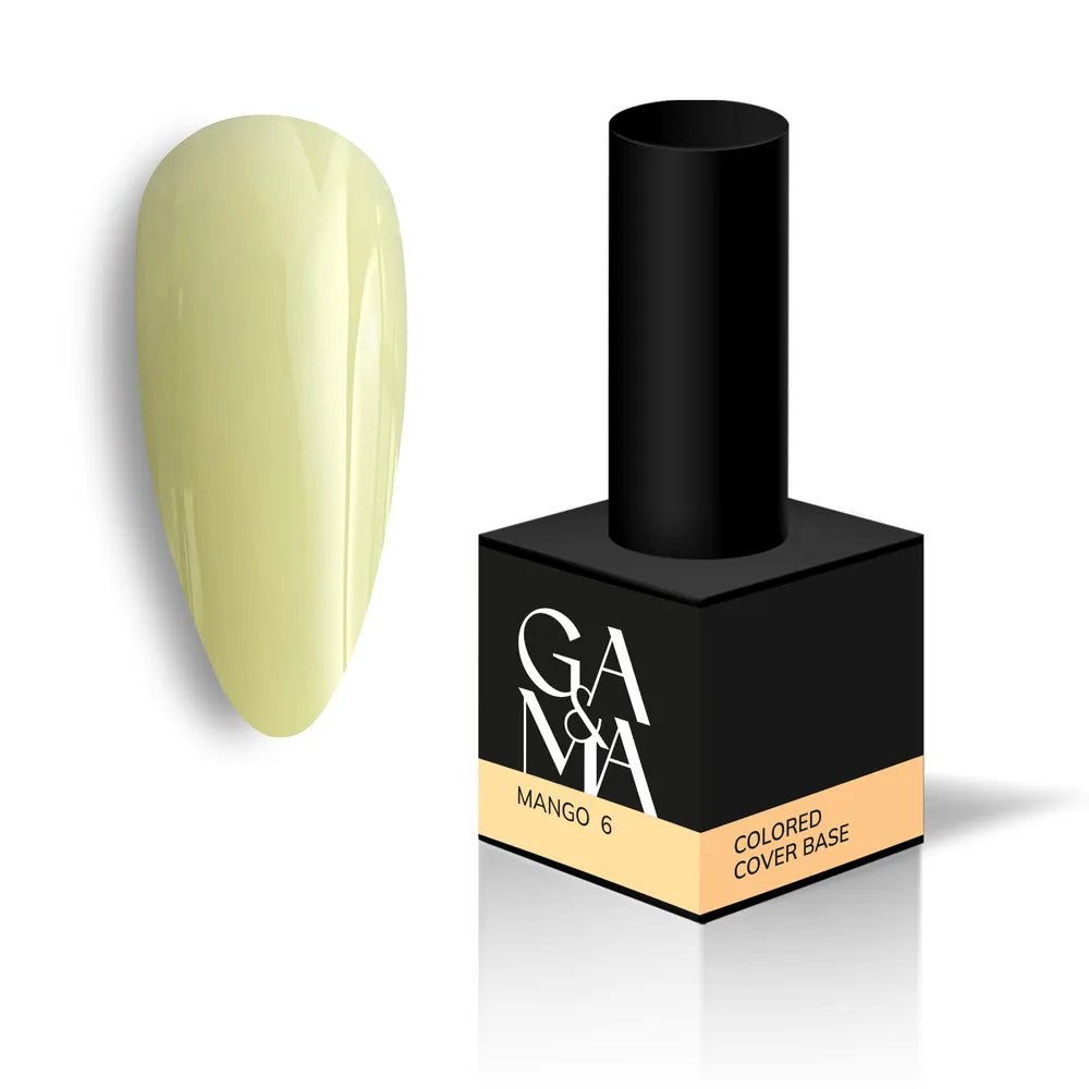 GA&amp;MA Cover base Colored 006 Mango 15 ml - Level Up Beauty Supply