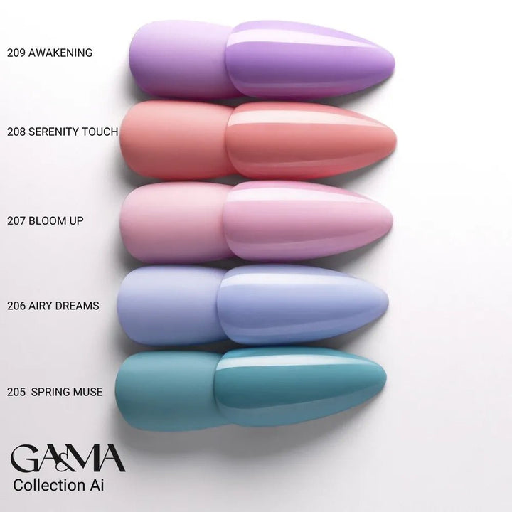 GA&amp;MA Gel polish AI collection 209 Awakening 10 ml (TPO free) - Level Up Beauty Supply