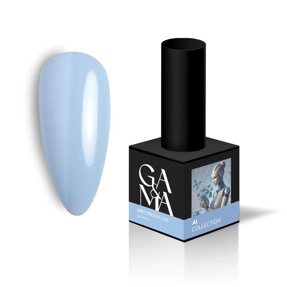 GA&amp;MA Gel polish AI collection 206 Airy Dreams 10 ml (TPO free) - Level Up Beauty Supply