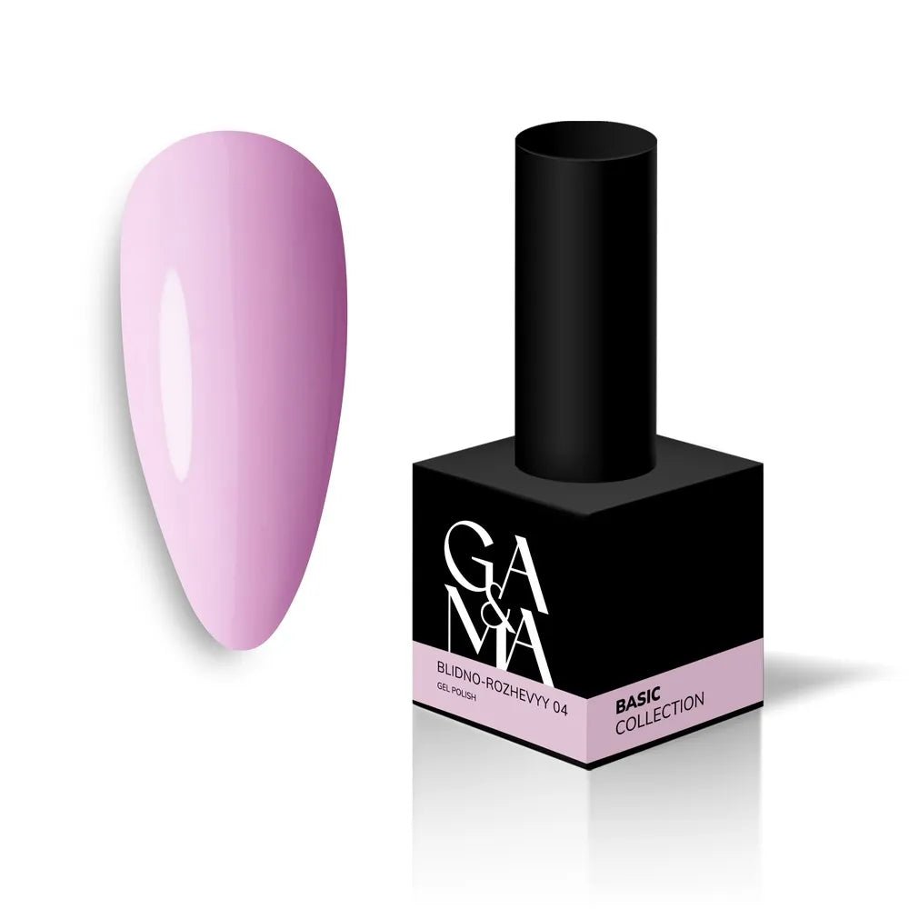 GA&amp;MA Gel polish Basic collection 004 blidno - rozhevyy 10 ml (TPO free) - Level Up Beauty Supply