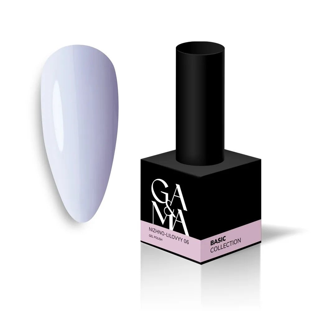 GA&amp;MA Gel polish Basic collection 006 nizhno - lilovyy 10 ml (TPO free) - Level Up Beauty Supply